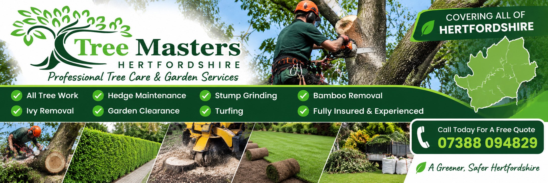 Tree Masters Hertfordshire – professional tree care and garden services across Hertfordshire